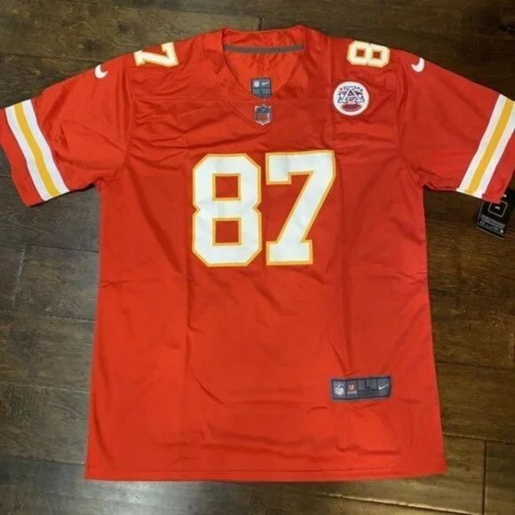 Men's Kansas Chiefs Travis Kelce JERSEY - Picture 1 of 2